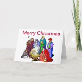 Färglöst jultomativitetscen helgkort