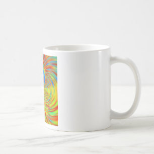 Färglöst Kaleidoscope Art-utskrift Kaffemugg