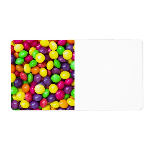 Färglöst kandisbakgrund fraktsedel (Framsidan)