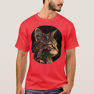 Färglöst katt Kattunge Älskare är Lycklig varje da T Shirt