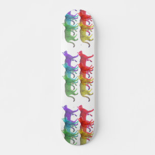 Färglöst katt skateboard bräda 21,5 cm