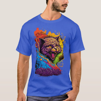 Färglöst katt t shirt