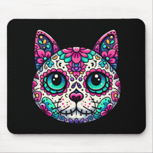 Färglöst kattsocker Skull Musmatta