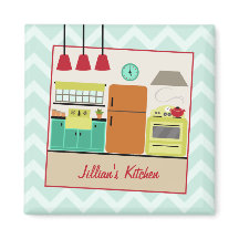 Färglöst Kökretro-magnet