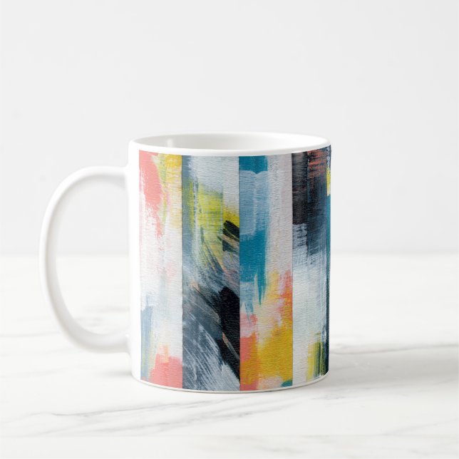 Färglöst kollage för abstrakt.  kaffemugg (Vänster)