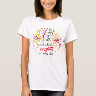 Färglöst konfetti T-Shirt