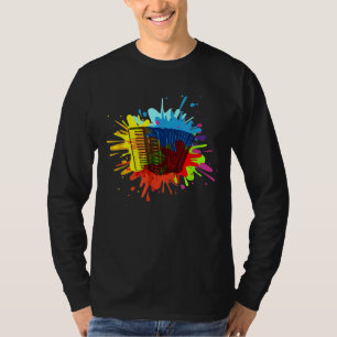 Färglöst kordion t shirt