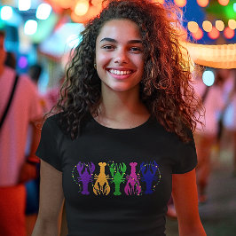 Färglöst Kräftor och Pärlor T Shirt