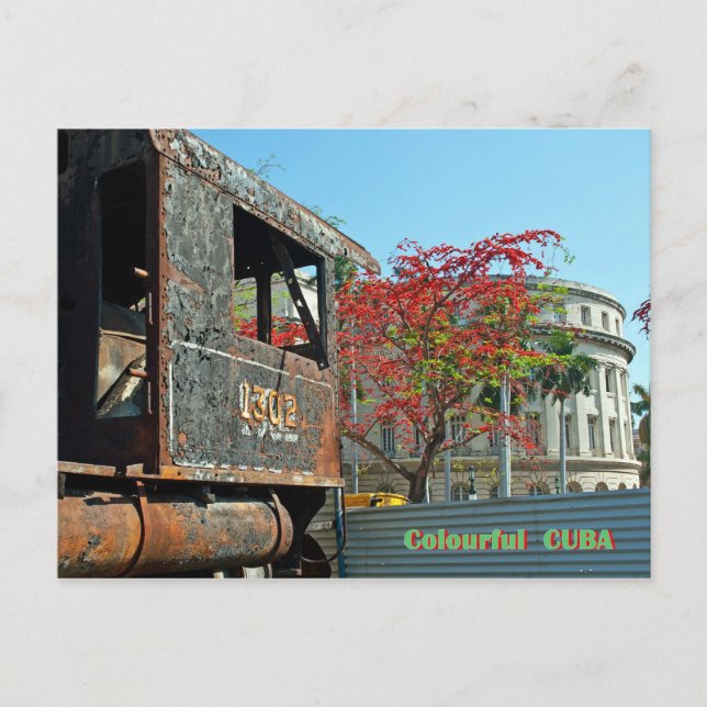 färglöst Kuba Vykort (Framsida)