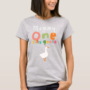 Färglöst kute Ett Fånig går över 1:a födelsedagsfö T Shirt