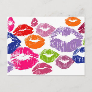 Färglöst läppstift Kisses Lip Färg Vykort