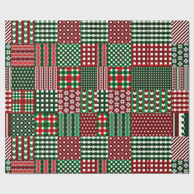 färglöst lappverk presentpapper (Seam)