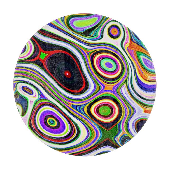 Färglöst, levande, abstrakt Mönster (Framsidan)