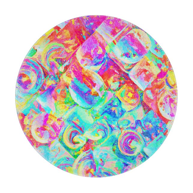 Färglöst, levande, abstrakt Mönster (Framsidan)