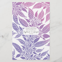 Färglöst Lila och Rosa Utformning av tvål för läde