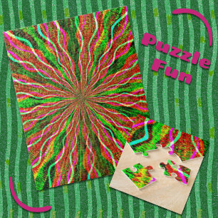 Färglöst ljus sprängning Utmaning av Retro Puzzle Pussel
