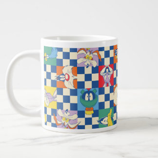 Färglöst LOONEY TUNES™ Checker Toss Mönster Jumbo Mugg