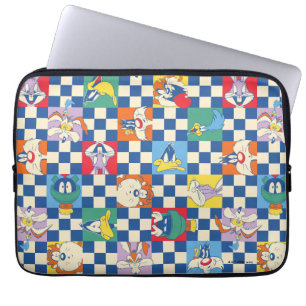 Färglöst LOONEY TUNES™ Checker Toss Mönster Laptop Fodral