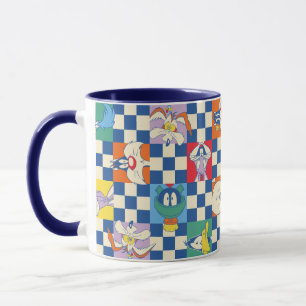 Färglöst LOONEY TUNES™ Checker Toss Mönster Mugg