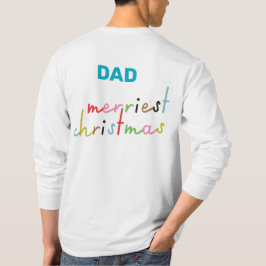 färglöst lyckliga helgdagar PAPPA LONG SLEAVE T Shirt