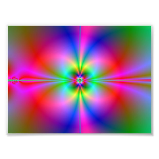 Färglöst magnetosfär fototryck (Framsidan)