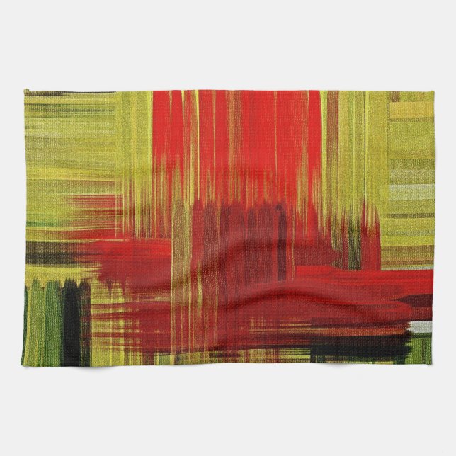 Färglöst målning Art #2 Kitchen Towel Kökshandduk (Horisontell)
