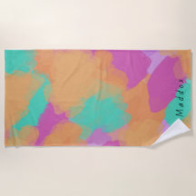 Färglöst modern konstnär Mönster + anpassat namn