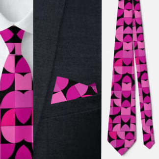 Färglöst Mönster, Rosa, Ro, Blommönster Slips
