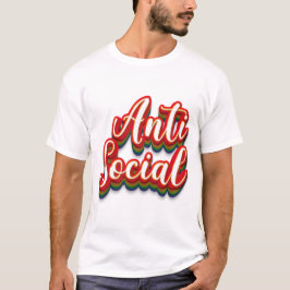 Färglöst mot Social T Shirt