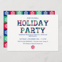 Färglöst munterhet och Inbjudan-kort för ljus jul Inbjudningar