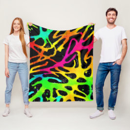 Färglöst nyplatt färg fleecefilt