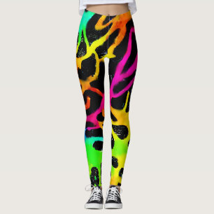 Färglöst nyplatt färg leggings