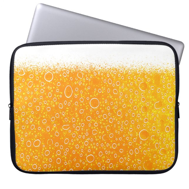 Färglöst öl laptop fodral (Framsidan)