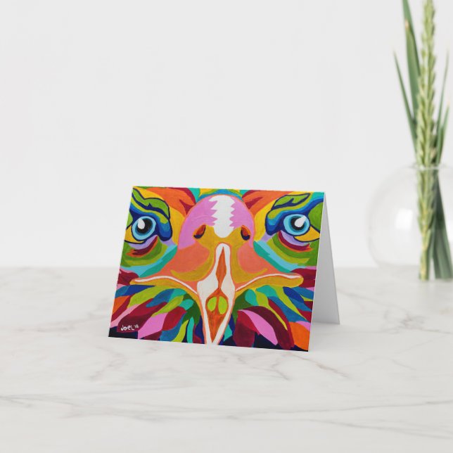 Färglöst öra 4 x 5,6 tack kort (Framsida)