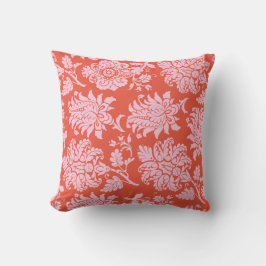 Färglöst Orange- och Rosa-skadefack Kudde