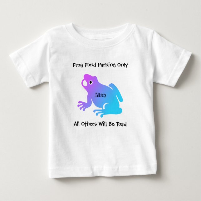 Färglöst pastel Frog Shirt T (Framsida)