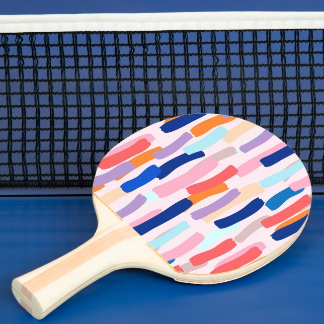 Färglöst penseldrag Mönster Pingisracket (Insitu)
