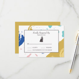 Färglöst penseldrag och Silhouette OSA Kort