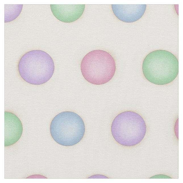 Färglöst Polka dots i pastelliserade skiften (medi Tyg (Närbild)