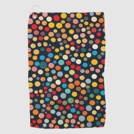 Färglöst Polka dots på Mörkens bakgrund