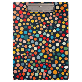 Färglöst Polka dots på Mörkens bakgrund