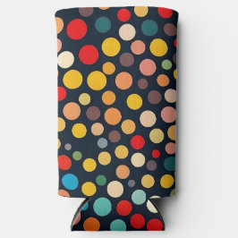 Färglöst Polka dots på Mörkens bakgrund