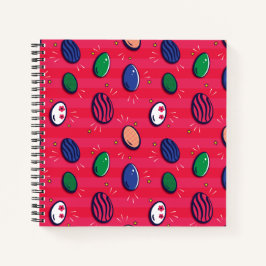 Färglöst popkonst Påskägg Mönster