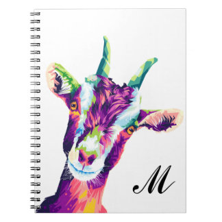 Färglöst poppsbild - Monogrammad bärbar dator Anteckningsbok
