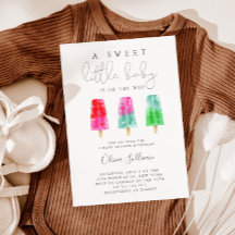 Färglöst popsikel Söt liten babystövel