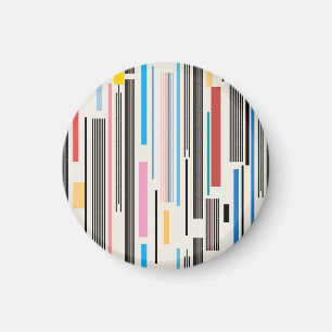 Färglöst Rand: Graphic Mönster Mix Magnet