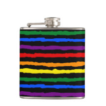 Färglöst regnbåge Rand på Anpassningsbar Black