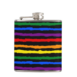 Färglöst regnbåge Rand på Anpassningsbar Black Fickplunta