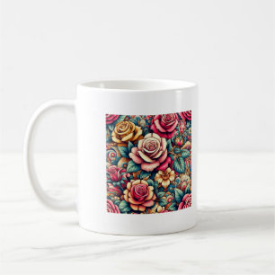 Färglöst regnbåge, ro, kaffe te mugg kopp