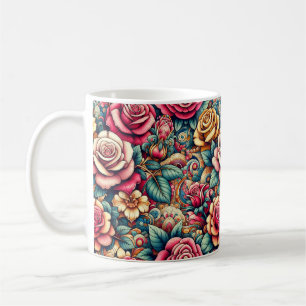 Färglöst regnbåge, ro, kaffe te mugg kopp